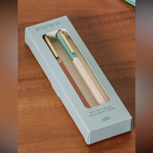 Papier Set of 2 Ripple Ballpoint Pens - Picture 2 of 3